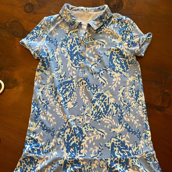 Lilly Pulitzer Other - Lilly Pulitzer Mini Sadie Polo Dress Size L 8-10